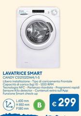 Candy - Lavatrice Smart CS12102DW4/1-S