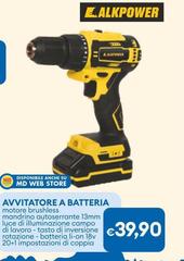 Alkpower - Avvitatore A Batteria