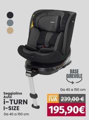Seggiolino Auto I-Turn I-Size