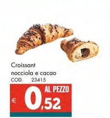 Croissant Nocciola E Cacao