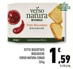 Conad - Fette Biscottate Biologiche Verso Natura