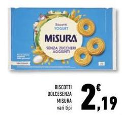 Misura - Biscotti Dolcesenza