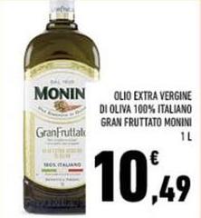 Monini - Olio Extra Vergine Di Oliva 100% Italiano Gran Fruttato