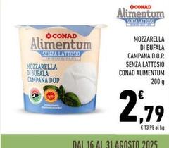 Conad - Mozzarella Di Bufala Campana D.O.P. Senza Lattosio