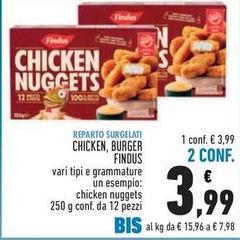 Findus - Chicken, Burger