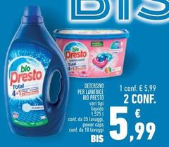 Bio Presto - Detersivo Per Lavatrice