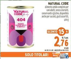 Natural - Alimento Umido Completo Per Cani Adviti