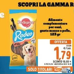 Pedigree - Alimento Complementare Per Cani, Gusto Manso E Pollo