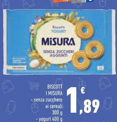 Misura - Biscotti
