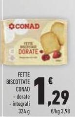 Conad - Fette Biscottate