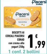 Conad - Biscotti Ai Cereali Piacersi
