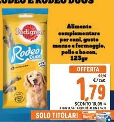 Pedigree - Alimento Complementare Per Cani, Gusto Manso E Formaggio, Pollo E Bacon