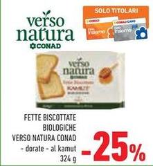 Verso Natura - Fette Biscottate Biologiche