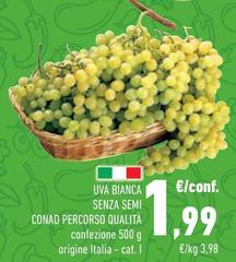 Semi - Uva Bianca Senza  Percorso Qualità