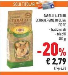 Primo fiore - Taralli All'Olio Extravergine Di Oliva