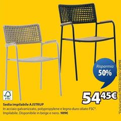 Basso - Sedia Impilable
