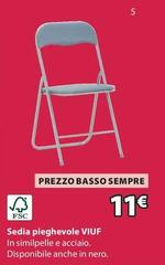 Basso - Sedia Pieghevole Viuf