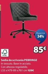 Sedia Da Scrivania Pebringe