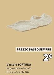 Basso - Vassoio Tortuna