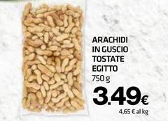 Arachidi In Guscio Tostate