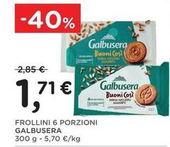 Galbusera - Frollini 6 Porzioni