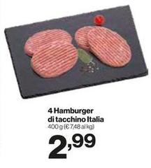 4 Hamburger Di Tacchino Italia