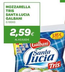 Galbani - Mozzarella Tris Santa Lucia