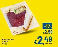 Bresaola Atp A Fette