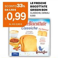 Grissin bon - Le Fresche Biscottate