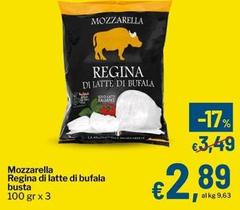 Regina - Mozzarella Di Bufala Busta