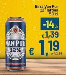 Van pur - Birra 12° Lattina