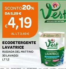 Vert - Ecodetergente Lavatrice