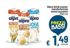 Alpro - Drink Avena/ Mandorla/ Soia Senza Zuccheri