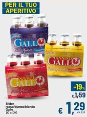 Gallo - Bitter Rosso/bianco/biondo