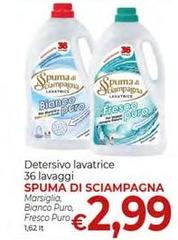 Spuma di Sciampagna - Detersivo Lavatrice 36 Lavaggi