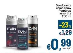 Evin - Deodorante Uomo Spray