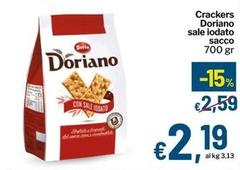 Crackers Doriano Sale Iodato Sacco