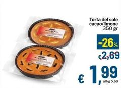 Sole - Torta Del  Cacao/limone
