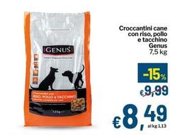 Genus - Croccantini Cane Con Riso, Pollo E Tacchino