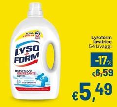 Lysoform - Detersivo Lavatrice