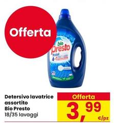 Presto - Detersivo Lavatrice Assortito Bio