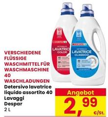 Despar - Detersivo Lavatrice Liquido Assortito 40 Lavaggi