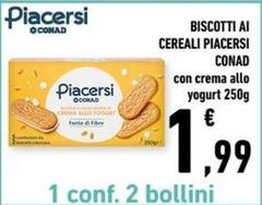 Conad - Biscotti Ai Cereali Piacersi