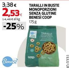 Coop - Taralli In Buste Monoporzioni Senza Glutine Benesi