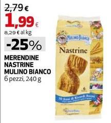 Mulino Bianco - Merendine Nastrine
