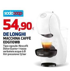 De Longhi - Macchina Caffè EDG110WB