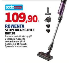 Rowenta - Scopa Ricaricabile RH1128