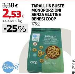 Coop - Taralli In Buste Monoporzioni Senza Glutine Benesi