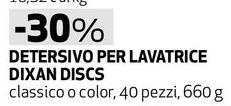 Dixan - Detersivo Per Lavatrice Discs