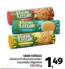 Gran cereale - Classico/Frutta/Croccante/ Cioccolato/ Digestive